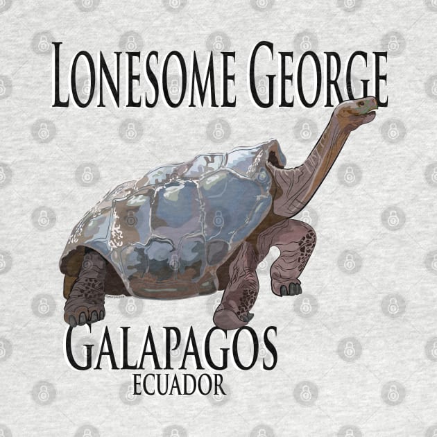 Lonesome George- Galapagos Turtle by leeloolook